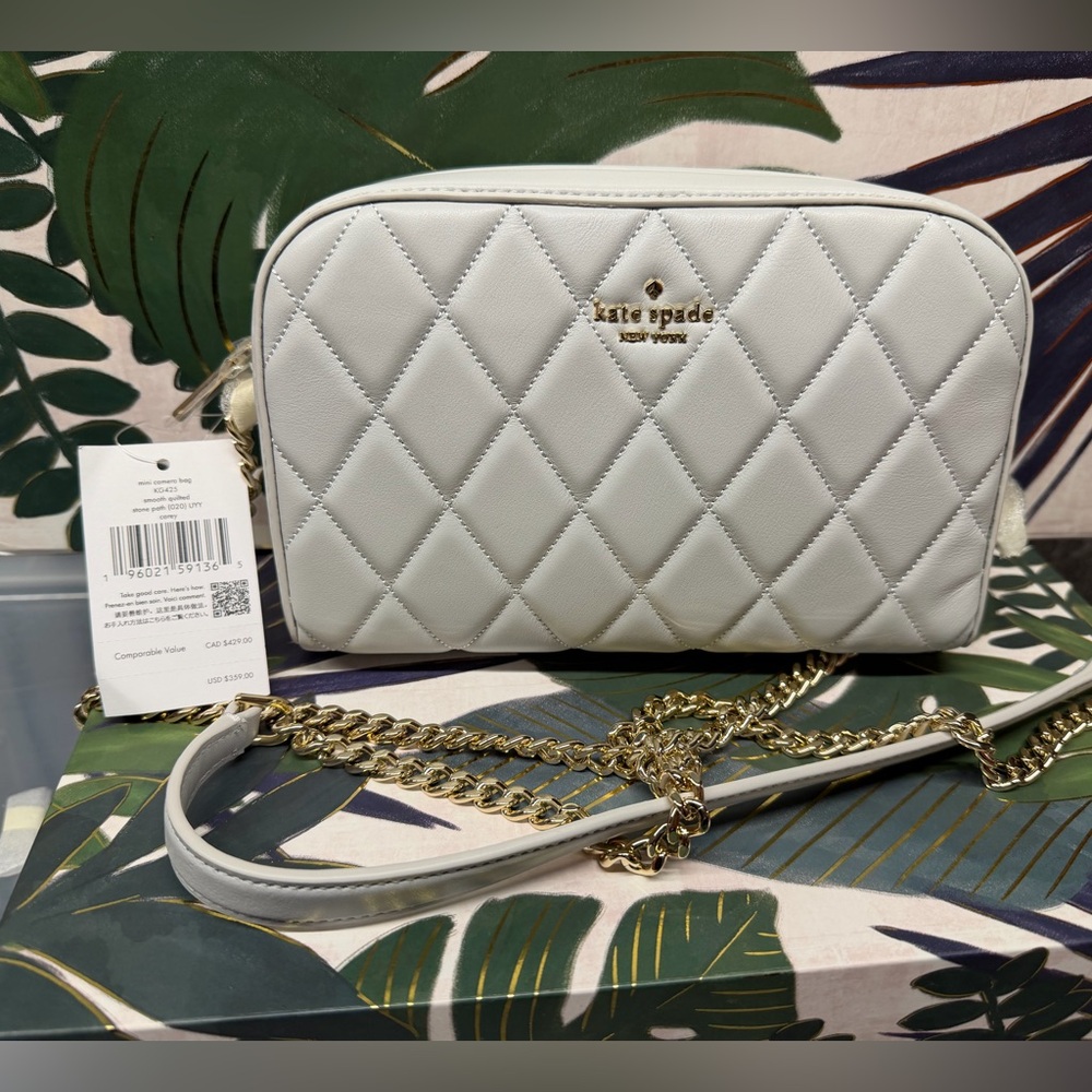 Kate Spade Stone Path Quilted Carey Chain Camera Bag . retail Price * $359* nwt - Picture 8 of 9